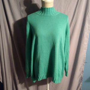 Ladies 1X Teal Sweater